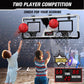 Hyes 2 Player Basketball Game, Dual Shot Over The Door Mini Basketball Hoop Indoor With Scoreboard, Basketball Toy Gifts For Kid