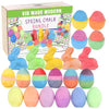 Kid Made Modern Ultimate Sidewalk Spring Chalk Bundle - 6 Neon, 6 Colored, 4 Lil Yolkers Eggs & 5 Bunny Chalks - Dustless, Washa