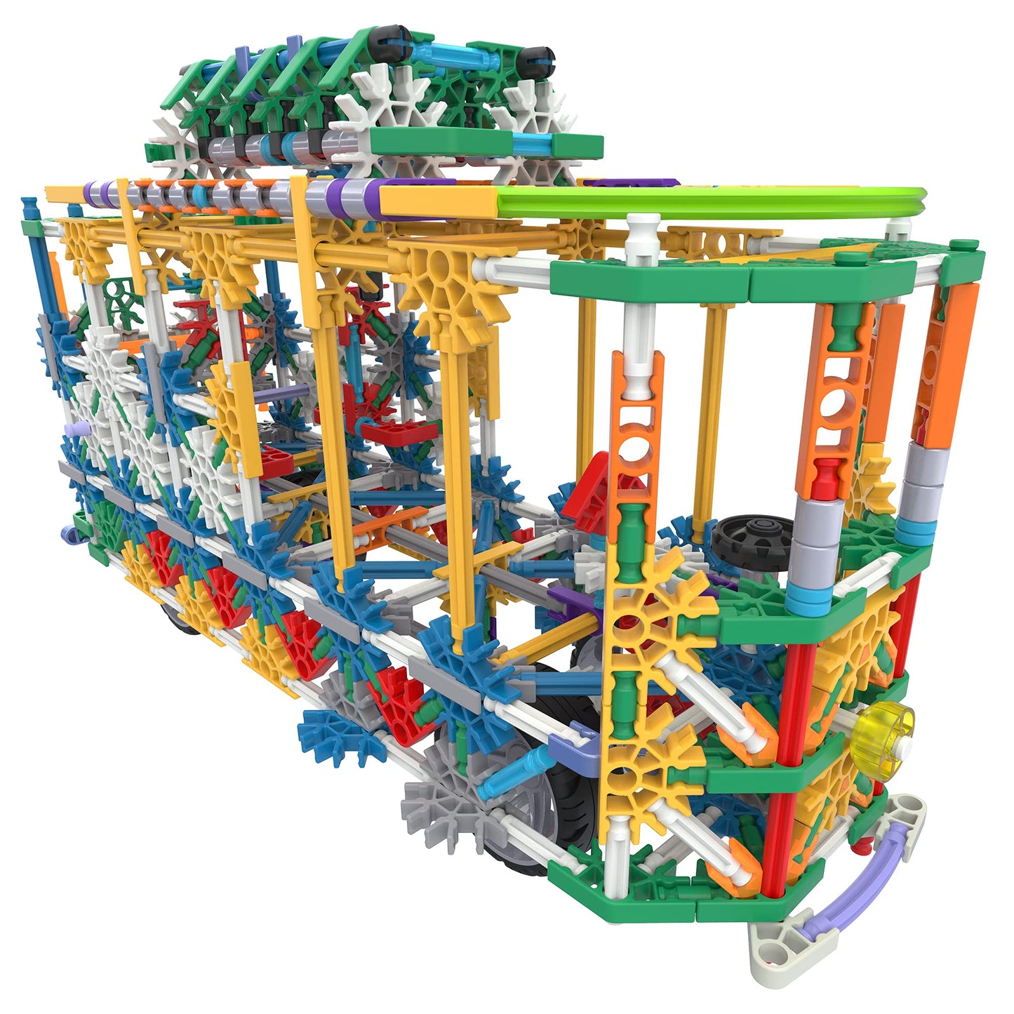 Basic Fun K'Nex | Mega Models Building Set | 3D Educational Toys For Kids, 700 Piece Stem Learning Kit, Engineering For Kids, 40 Model Building Construction Toy For Children Ages 7 80209