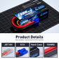Zeee 2S Lipo Battery 6500mAh 7.4V 120C Hard Case RC Car Battery with EC5 Connector for RC Vehicles RC Truck Tank Truggy Boat Rac