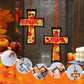 Chiisong 24 Sets He Never Leaves Crafts Kit DIY Tissue Paper Sign Crafts for Back to School Fall Harvest Thanksgiving Religious