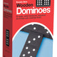 Pressman 1621-12 Double Nine Wooden Dominoes, 5''
