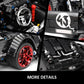 Mould King Mustang Car Building Kit, 2943 Pieces, Static Version, ABS Material, Black & Red, Model 13108N, Gift for Kids 8+ and Adults
