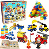 Klobroz Building Blocks For Toddlers 2-5, 171 Pieces Blocks Car Set For Kids Classic Large Building Bricks Compatible With All Major Brands Educational Toys For All Ages