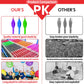 Leezzizz 41Pcs Punch Balloons, Thickened Neon Punching Balloon Heavy Duty With Rubber Band Handle Birthday Party Favors For Kids