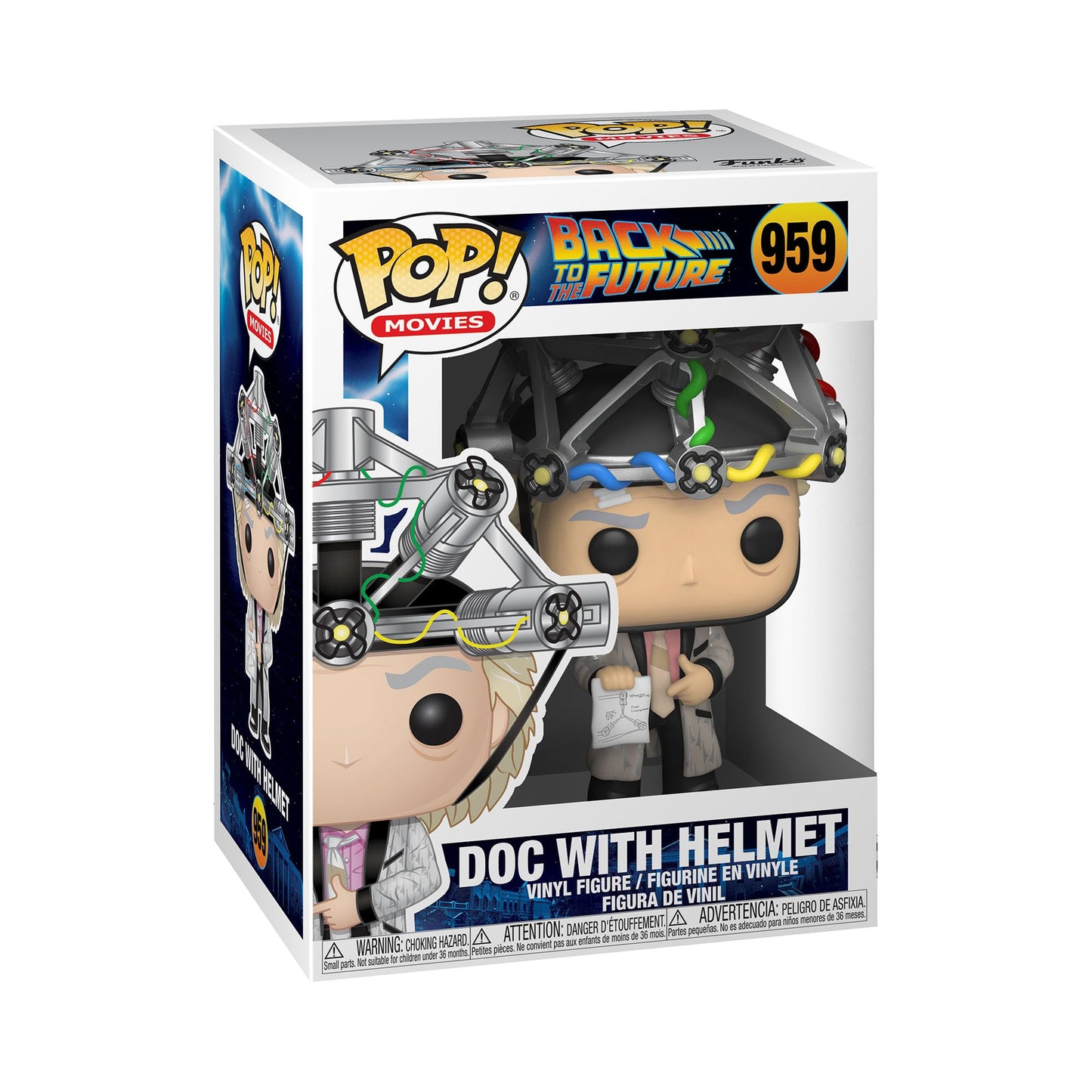 Funko Pop! Movies: Back To The Future - Doc With Helmet