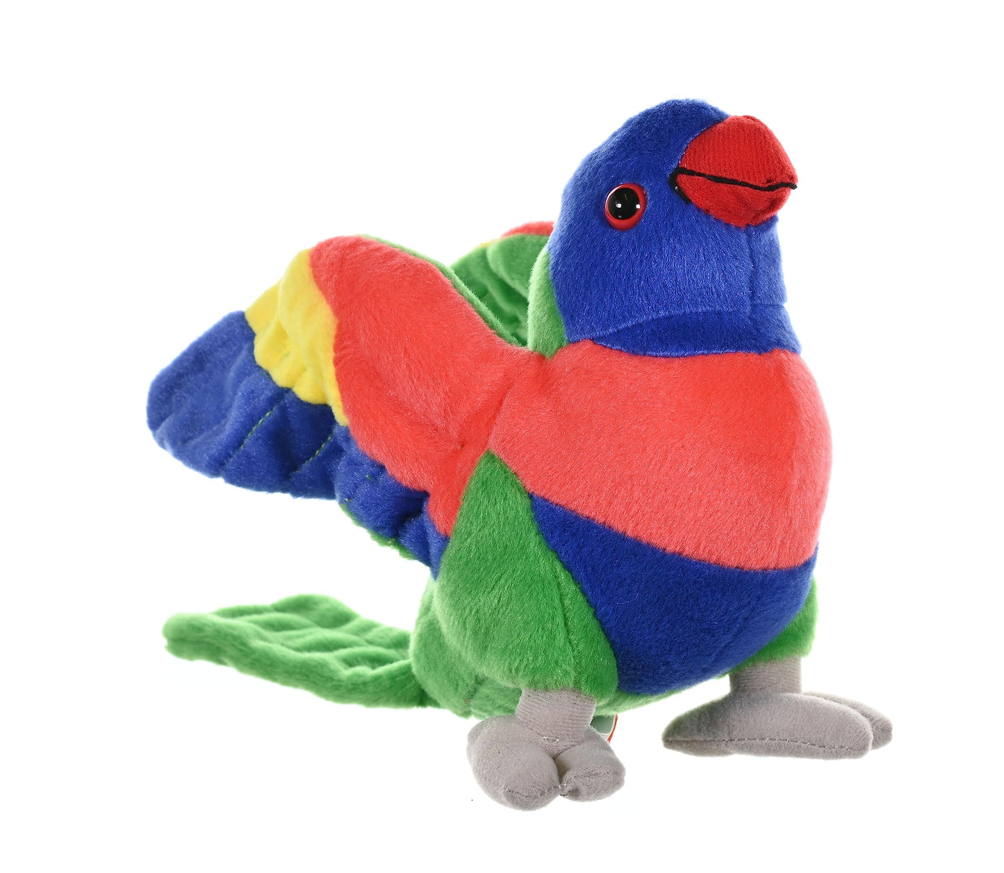 Wild Republic Lorikeet Plush Toy, 8 Inches, Multicolour, Soft Polyester Stuffed Animal for Kids, Model 11693