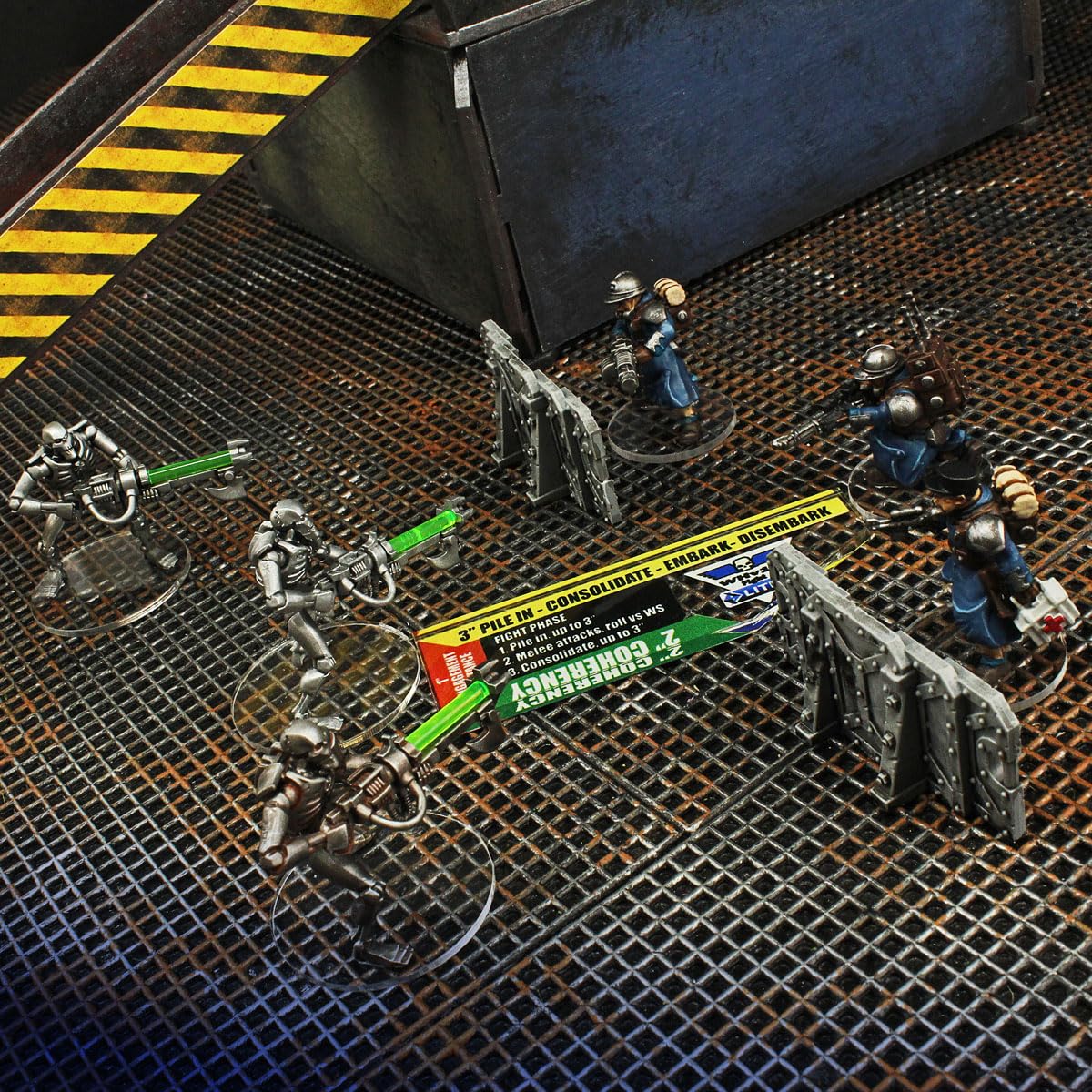 Litko Gauge Set | Compatible With Warhammer 40K 10Th Edition | Movement | Shooting | Fight | Close Combat | Wh40K Templates (3-I