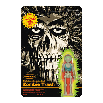Super7 Return Of The Living Dead Reaction Figures Wave 05 - Zombie Trash (Monster Glow) Action Figure
