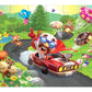 Goliath Donut Dash Game w/ 24pc Puzzle - Race to Pick Up Matching Donuts  Racecar Does Real Donuts On Table Or Hard Floor - Includes 24-Piece Puzzle