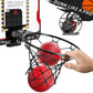 Temi Basketball Hoop Indoor, Led Light Mini Basketball Hoop With 4 Balls & Electronic Scoreboard, Over The Door Basketball Hoop, Basketball Gifts For 5 6 7 8 9 10 11 12 Year Old Boys Girls Kids Teen