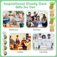 Wettarn Mini Cactus Stress Balls - 30 Sets, Green & Yellow, TPR Material, Funny Appreciation Gifts for Coworkers & Employees