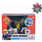 Simba Fireman Sam Police Motorcycle Set with Malcolm Figure & Accessories, Season 12, Colourful, Model 109251092, for Ages 3+