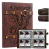 DDFE 4 Pocket Card Binder enhanced Trading Card Binder 240 Double Sided Pocket Portable Card Collection Binder Collector Card Album Card Folder For MTG TCG Sports Cards Game Cards(x2-Dragon-Red)
