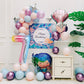 Smlpuame 40 Inch Number Balloons 0-9 Rainbow Gradient Large Number 7 Balloons, Digital Balloons For Birthday Party Celebration D