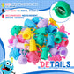 Junkin 40 Pcs Cute Finger Puppets Toys Finger Toys Of Monster Pattern Soft Rubber Finger Puppet Mini Stretchy Fidget Toy Finger