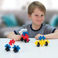 PLUS PLUS Big Travel Case - 15 Interlocking Building Blocks for Toddlers - STEM/STEAM Toy, Plastic Construction, Ideal for Preschool