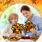 QOUBAI 32 Sets Fall Scarecrow Suncatchers Craft Kit DIY Window Stained Glass Effect Autumn Scarecrow Paper Crafts Home School Cl
