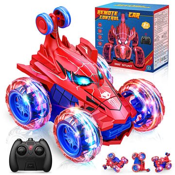 Diyfrety RC Cars Toys Boys Remote Control Car 3 4 5 6 7 8 9 10 Year Old Boy Girl 360 Flips 4WD Remote Control Car Boy Toys Indoo