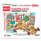 Caring Cats Makermax Kindness Puzzle - 100 Piece Jigsaw Puzzle with Missions | Emotional Learning Activity for Kids Ages 5-9 | Develops Empathy  Focus  and Fine Motor Skills | Gift for Boys & Girls