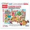 Caring Cats Makermax Kindness Puzzle - 100 Piece Jigsaw Puzzle with Missions | Emotional Learning Activity for Kids Ages 5-9 | Develops Empathy  Focus  and Fine Motor Skills | Gift for Boys & Girls