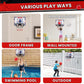 Eaglestone Kids Indoor Basketball Hoop, 4 Balls Mini Basketball Toy For Toddlers, With Electronic Scoreboard Over The Door Room Wall Basketball Hoop Goal Boys Girls Gift For Age 3 4 5 6 7 8 9 10