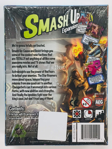 Smash Up Cease And Desist Board Game
