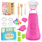 Toyze Gifts for 3-8 Year Old Girls, Kids Apron for Girls Kids Cooking Set, Toddler Apron for Kids Chef Hat and Apron, Toys for 3