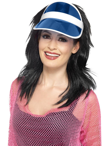 Smiffys Women'S Sun Visor N/A Blue