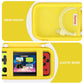 Supmay Carrying Case Compatible with KAVOYI/Beico/TEBIYOU 32 Bit Handheld Games for Kids  Portable Arcade Gaming Player Storage Holder Travel Bag with Mesh Pocket for Battery  USB Cable  Yellow