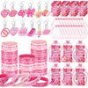 Blosssound 96 Pcs Happy Galentines Day Gifts Bulk Includes Friends Bracelets Keychains Bookmarks Bags Galentines Party Favors f