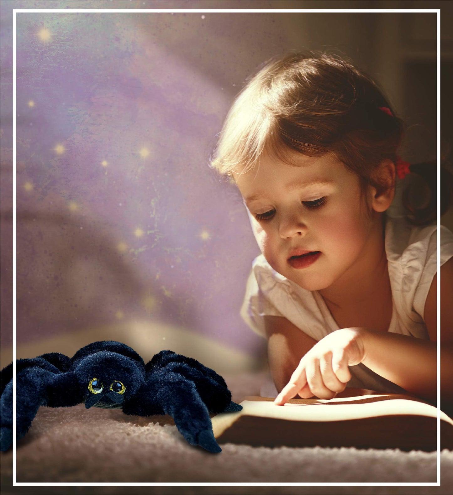 Dollibu Black Spider Plush Toy - Super Soft Spider Stuffed Animal For Boys And Girls, Cute Spider Stuffed Animal, Realistic Stuffed Spider Plush Gift, Spider Decor For Baby, Kids, Adults - 8 Inches