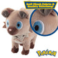 Pok?mon 8 Rockruff Plush - Officially Licensed - Generation 7 Sun and Moon Dog Figure - Authentic Soft Stuffed Animal Toy - Valentine's Day & Easter Basket Stuffer Gift for Kids  Boys  Girls - 2+
