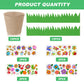 Jecery Garden Paper Craft Kit - 30 Sets DIY Foam Flower Pots, Medium, Multicolor, Perfect for Spring & Summer Crafts