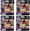 TeenyMates Party Animal NFL 2026 Squeezymates Series 8 Figures, Team Colors, One Size (Squeezymates 2026 NFL 4 Blind Pack Lot)