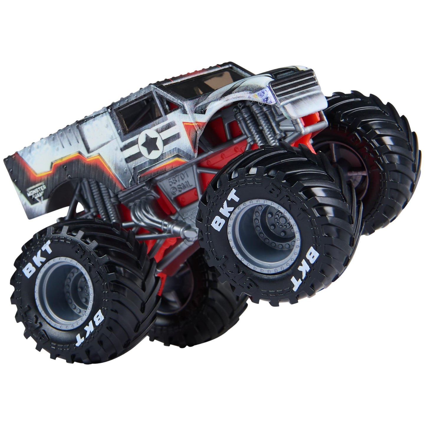 Monster Jam, Marvel Official Iron Man Vs. War Machine Die-Cast Monster Trucks, 1:64 Scale, Kids Toys For Boys And Girls Ages 3 A