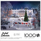 Buffalo Games 1000 Piece Jigsaw Puzzle - Michel Delacroix The White House in The Snow - Multicolor - 26.75 x 19.75 inches