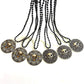 GZYSSL 12 Pcs Halloween Pirate Coin Beads Necklaces Pirate Skull Necklaces Accessories Pirate Day Necklaces Party Decorations