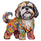 Wooden Puzzles For Adults, Wood Adult Puzzles, Shih Tzu Puzzles For Dog Lover, Birthday Puzzles Gifts For Women Men (M-10.6 * 11.4In 190Pcs)