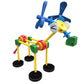 Tinkertoy On The Go Building Set - 65 Parts - Ages 3 & Up - Creative Preschool Toy