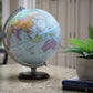 Concord Bilingual (Chinese And English), 12' Diameter Globe, Usa Cartography With Raised Mountain Relief And Hard Wood Base.. The Globe Is Fully Up To Date With Metal Semi-Meridian.
