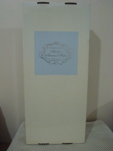 Diana, Princess Of Wales Porcelain Portrait Doll~Dazzling Blue Chiffon Gown