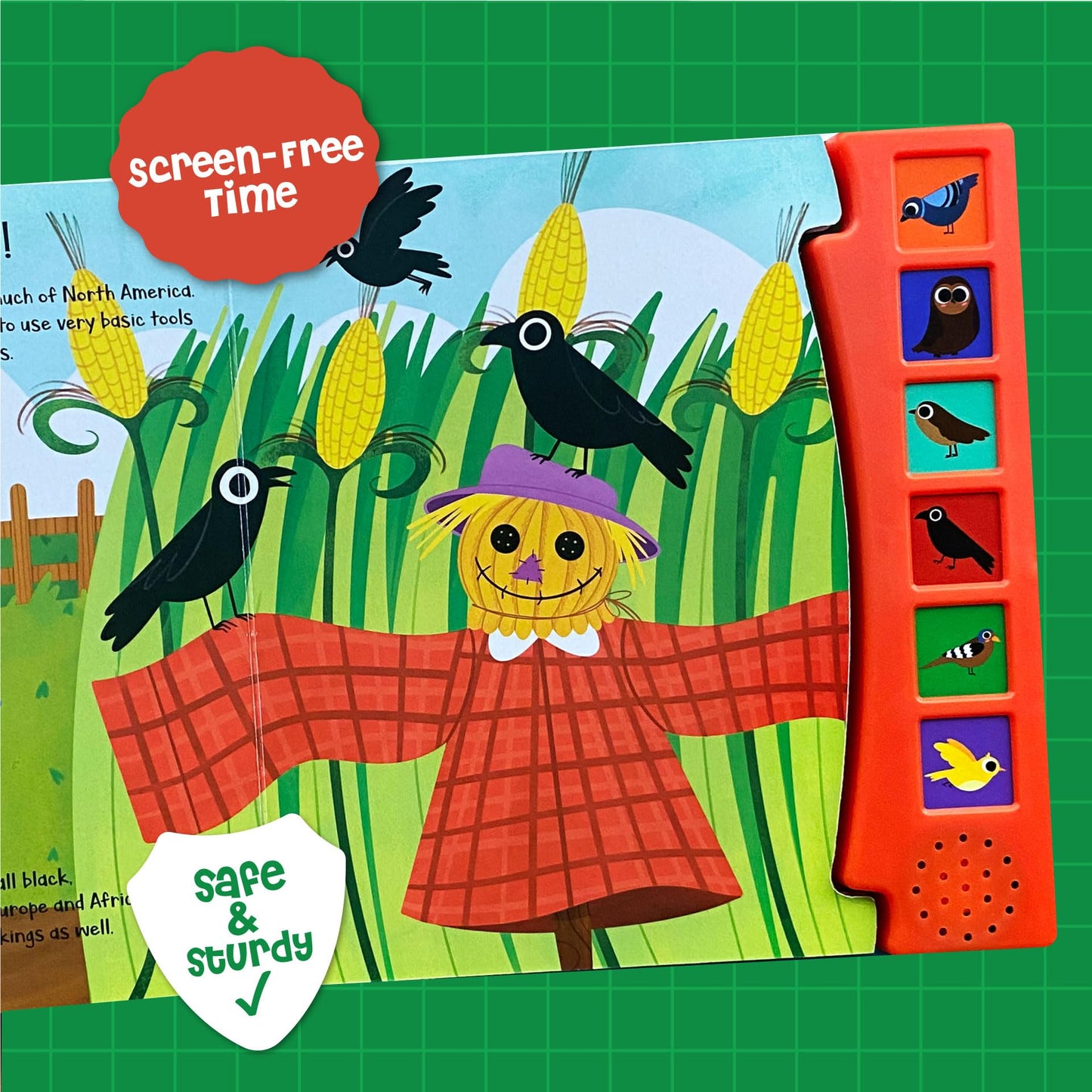 Dino Mini - What A Noisy World! - Nature'S Chirpers - Sound Books For Toddlers - Musical Toys For Toddlers 3-5 - Musical Book Fo