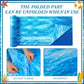 Irenare 1 Roll Ocean Waves Plastic Tablecloth Ocean Table Cover Water Print Table Cover Ocean Sea Tablecloth Blue For Beach Pool Birthday Party Decoration Shower Supplies (54 Inch X 100Ft)