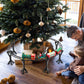 Train Set - Christmas Train Set Around & Under The Tree, Electric Train Set With Light & Sound, Battery Operated Kids Train Toys