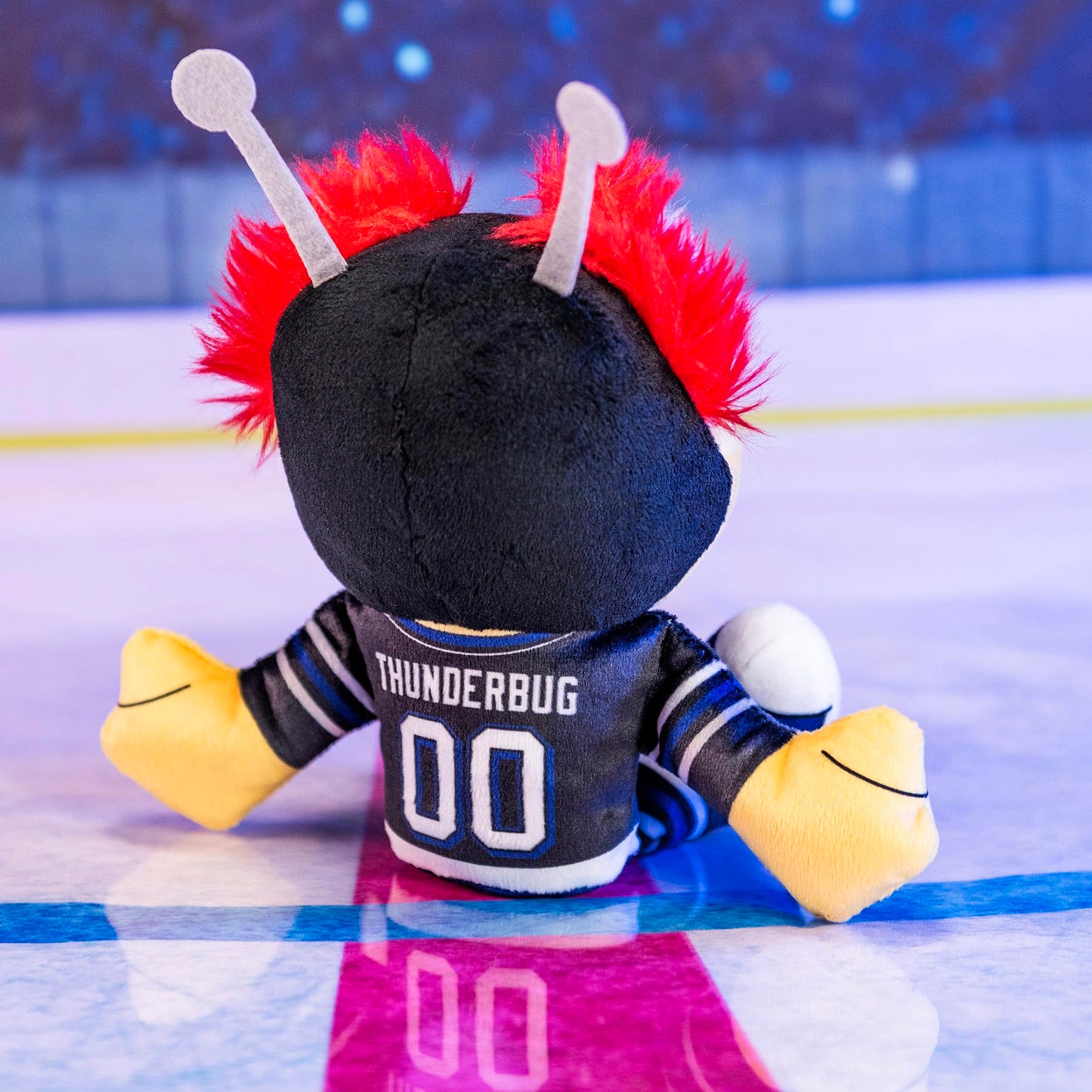 Bleacher Creatures 8" Thunderbug Plush Mascot - Soft Crystal Velboa Polyester - Tampa Bay Lightning V2, Model K8-NHL-TBL-MA2