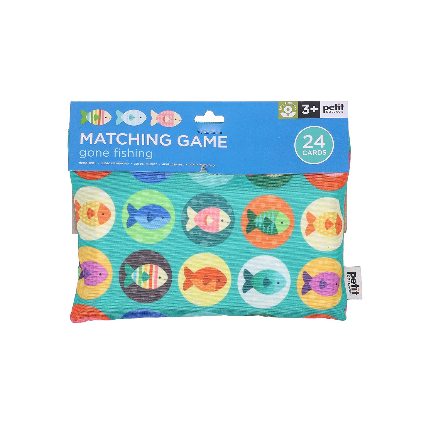 Petit Collage Gone Fishing Matching Game - Cardstock, Fun Family Activity, Model 5055923790168