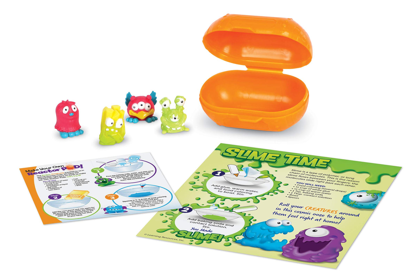 Learning Resources Beaker Creatures Pod Maker 4 Pack, STEM Science Toy, Multi-color, Ages 5+, Model LER3829