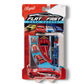 FLAT 2 FAST Pocket-Sized Red Racer Toy - Load, Launch, Race - Ages 5+ - Plastic, 72 Card
