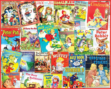 White Mountain Vintage Fairy Tales Puzzles For Adults 1000 Pieces Jigsaw Children Book Puzzle